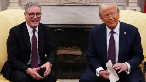 727b2fd0-2c35-11f0-822d-6bb6cb319bb5 727b2fd0-2c35-11f0-822d-6bb6cb319bb5 Getty Images/Pool/AFP US President Donald Trump holds a bilateral meeting with British Prime Minister Keir Starmer in the Oval Office of the White House in Washington, DC, on February 27, 2025 US and UK agree deal slashing Trump tariffs on cars and metals 727b2fd0 2c35 11f0 822d 6bb6cb319bb5