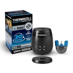 Thermacell Mosquito Repellent E-Series Rechargeable Repeller; Patio Shield 20’ Mosquito Protection Zone; Includes 36-Hr Repellent Refill; No Flame or Scent; Bug Spray and Bug Zapper Alternative  Amazons most popular mosquito repeller is on sale for $32 if you hurry hero image