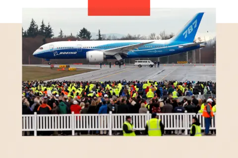 368faee0-51b2-11f0-b4be-8f7caf53b80c 368faee0-51b2-11f0-b4be-8f7caf53b80c Getty Images Attendees look on as a Boeing 787 Dreamliner taxies before taking off for its first test flight at Paine Field in Everett, Washington, on 15 December 2009. Boeing's 787 Dreamliner was deemed the 'safest' of planes. The whistleblowers were always less sure 368faee0 51b2 11f0 b4be 8f7caf53b80c