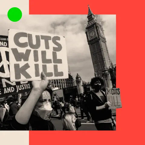 dad05950-5289-11f0-8485-7bd50fa63665 dad05950-5289-11f0-8485-7bd50fa63665 BBC A treated image of disabled activists protesting outside Parliament. One holds a sign that reads 'Cuts will kill'." The benefits U-turn raises deeper questions about the credibility of Labour's long-term plan dad05950 5289 11f0 8485 7bd50fa63665