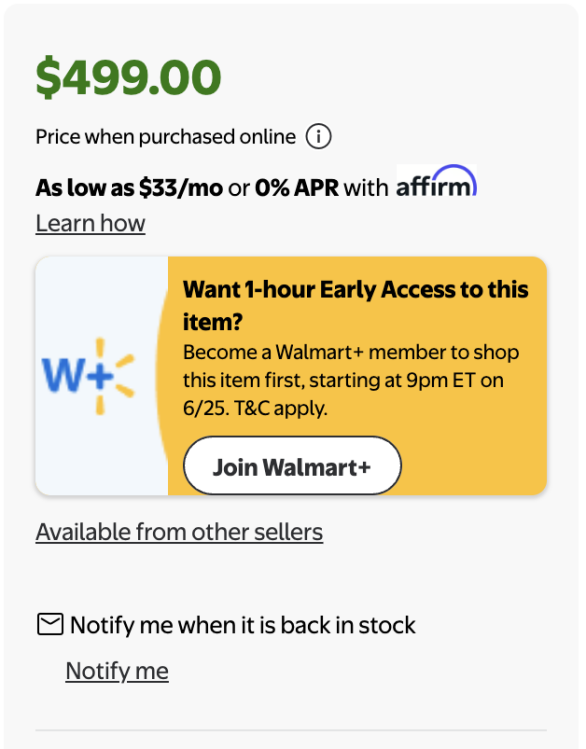 images-4 images-4 screenshot of walmart switch 2 product page Walmart+ members can buy the Switch 2 tonight: Get the details images 4