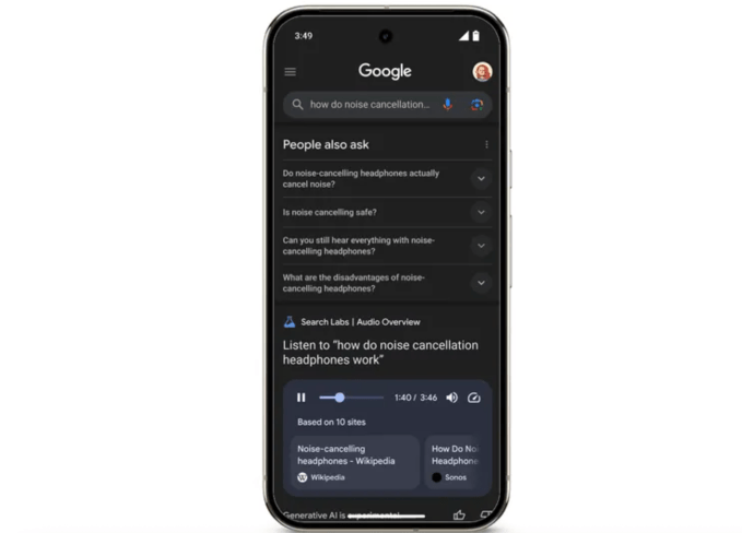 Google tests Audio Overviews for Search queries wp header logo 697