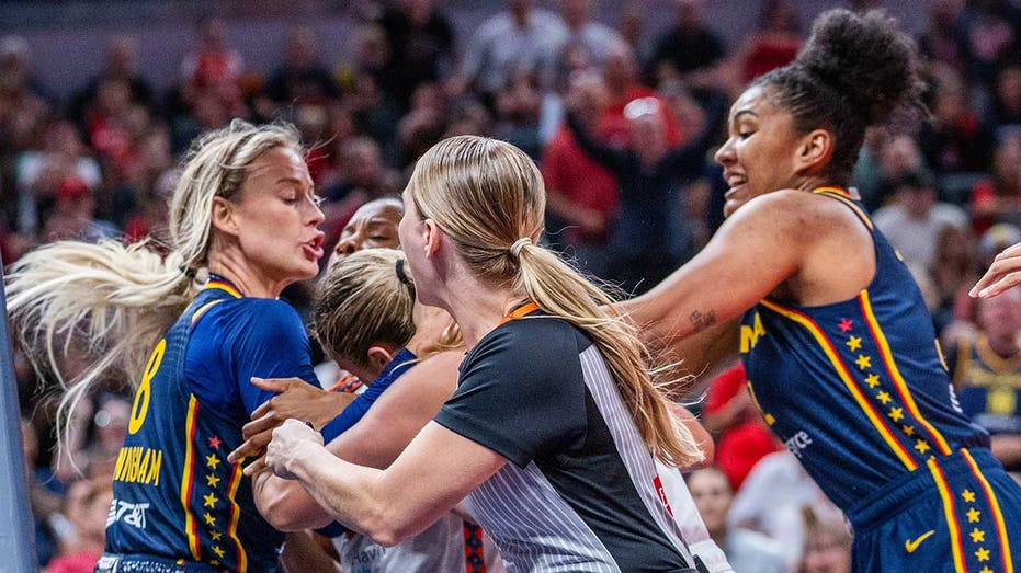 Fever&#039;s Sophie Cunningham receives praise for having Caitlin Clark&#039;s back in wild game vs Sun wp header logo 911