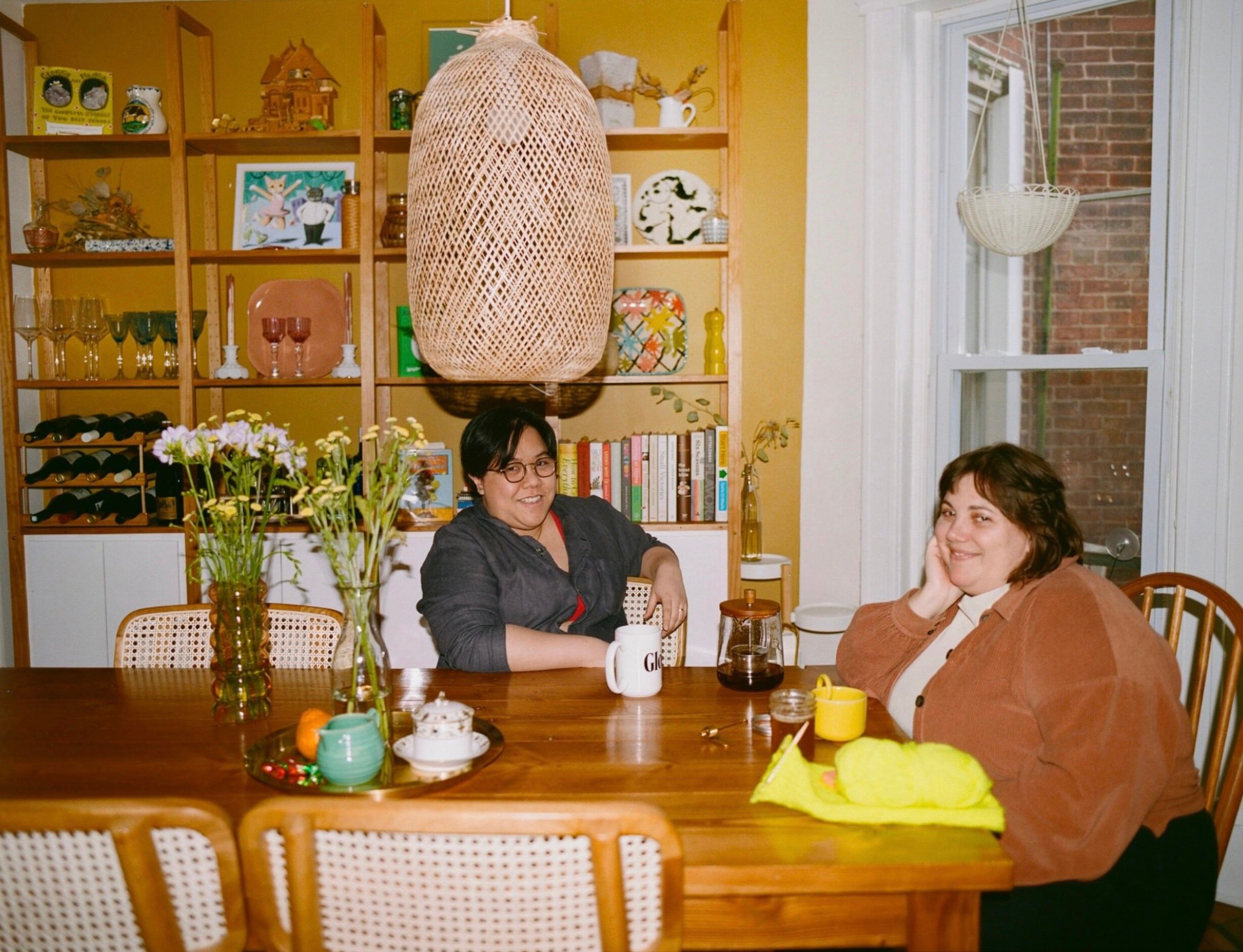 Emma Copley Eisenberg's Colorful Philly House With Books, Three Cats, and Herbal Tea on Tap  A Colorful Philly House With Three Cats and Herbal Tea on Tap 1752870149 344 philly house tour