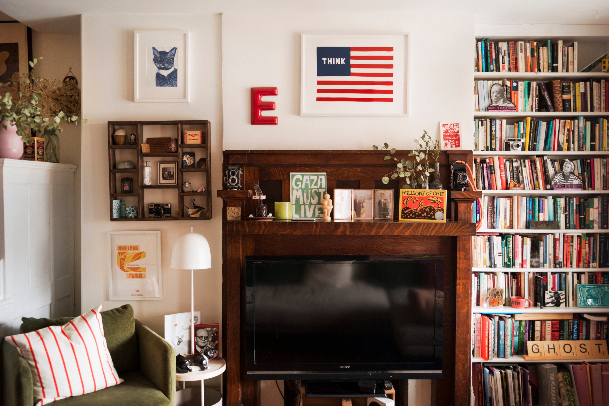 Emma Copley Eisenberg's Colorful Philly House With Books, Three Cats, and Herbal Tea on Tap  A Colorful Philly House With Three Cats and Herbal Tea on Tap 1752870178 89 JG CupOfJo March2025 EmmaArtHouseTour 5055 LRWEB scaled