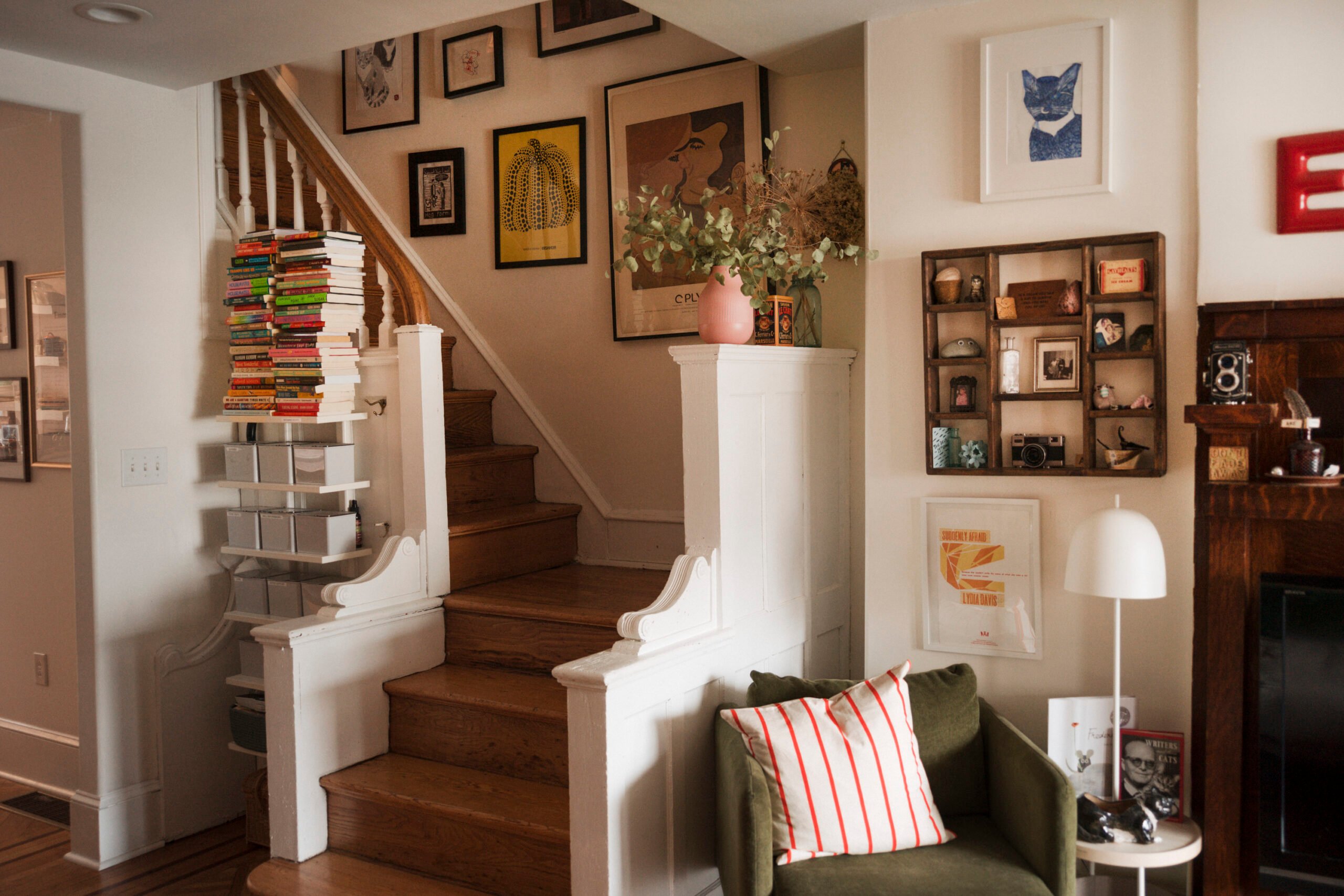 Emma Copley Eisenberg's Colorful Philly House With Books, Three Cats, and Herbal Tea on Tap  A Colorful Philly House With Three Cats and Herbal Tea on Tap 1752870197 169 JG CupOfJo March2025 EmmaArtHouseTour 5023 LRWEB scaled