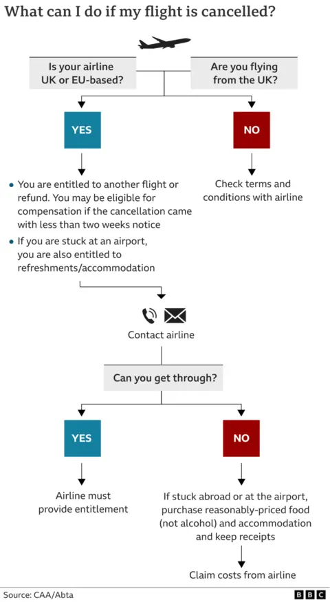 4a36b2c0-58bc-11f0-9074-8989d8c97d87 4a36b2c0-58bc-11f0-9074-8989d8c97d87 A flow chart showing what you can do if your flight is cancelled, depending on whether or not you are flying from the UK or EU. What are my rights if my flight is cancelled or delayed? 4a36b2c0 58bc 11f0 9074 8989d8c97d87