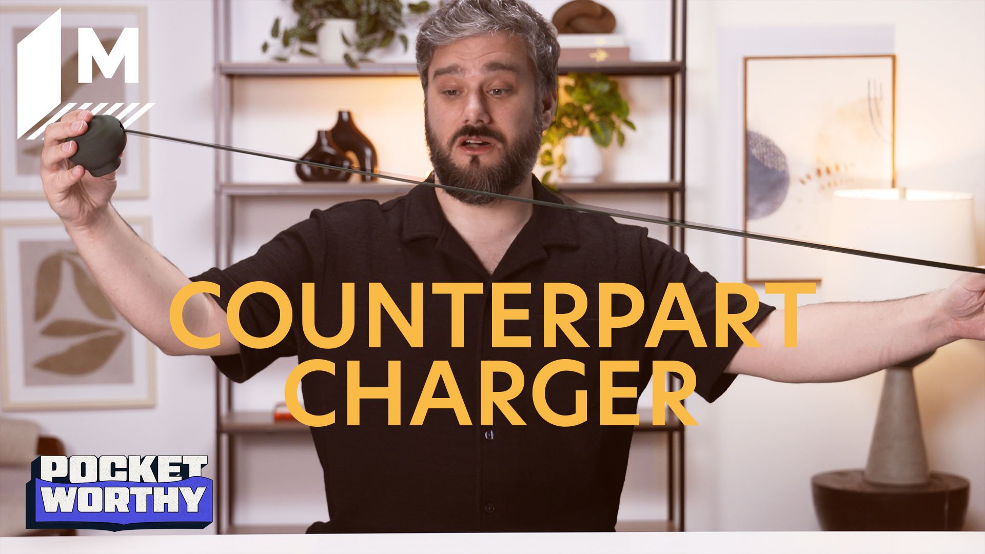 Timothy Werth holding the Counterpart charger  We tried the $44 Counterpart charger hero image