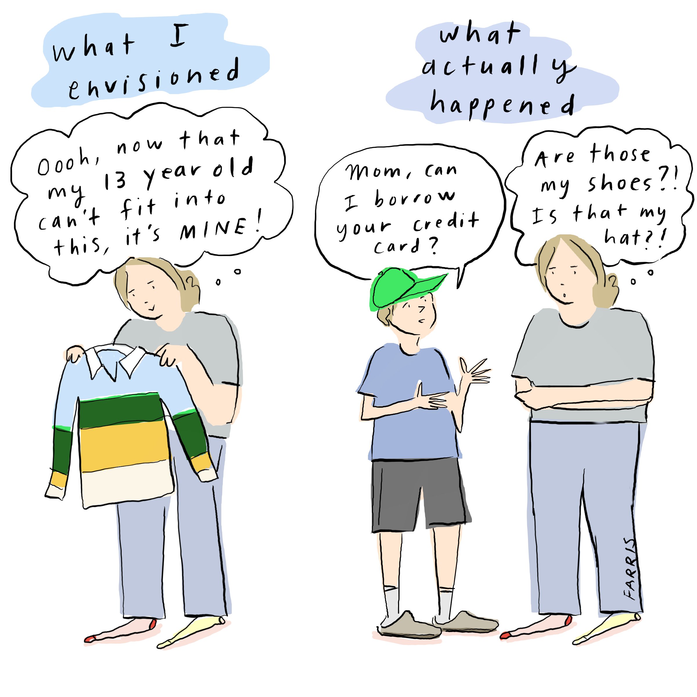 What I envisioned Grace Farris cartoon  What I Envisioned image3